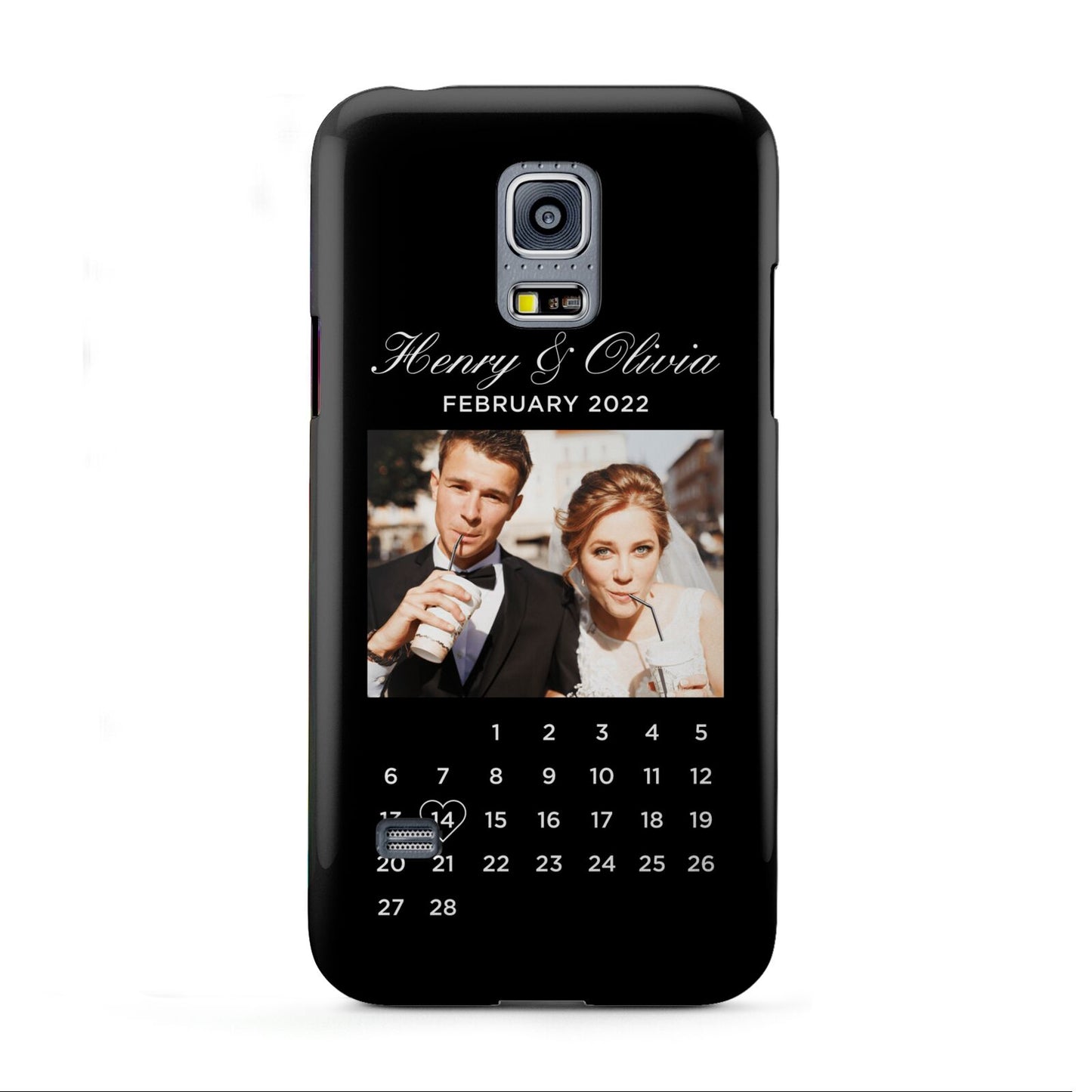 Milestone Date Personalised Photo Samsung Galaxy S5 Mini Case