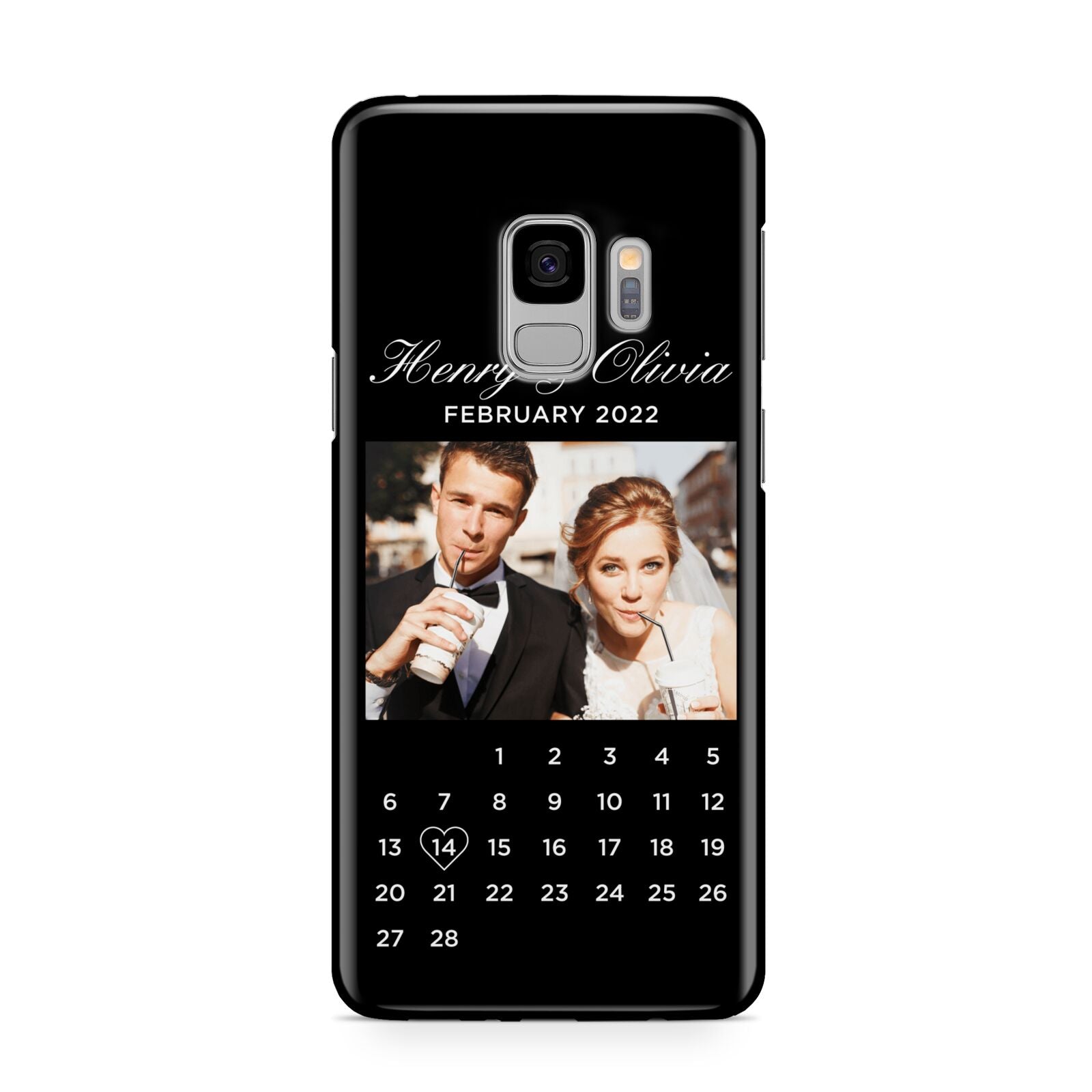 Milestone Date Personalised Photo Samsung Galaxy S9 Case