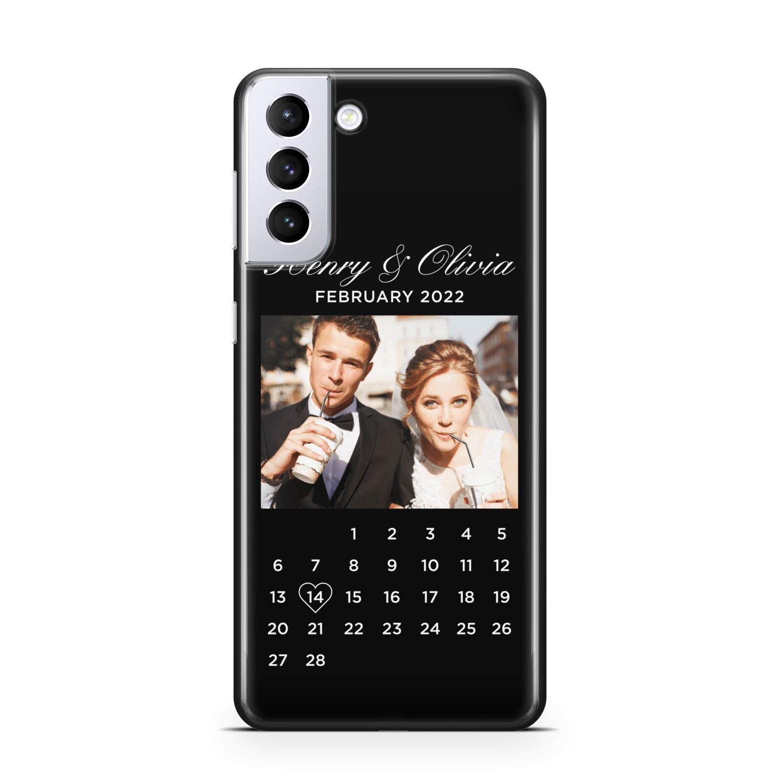 Milestone Date Personalised Photo Samsung S21 Plus Phone Case