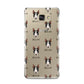 Miniature Bull Terrier Icon with Name Samsung Galaxy A9 2016 Case on gold phone