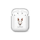 Miniature Bull Terrier Personalised AirPods Case