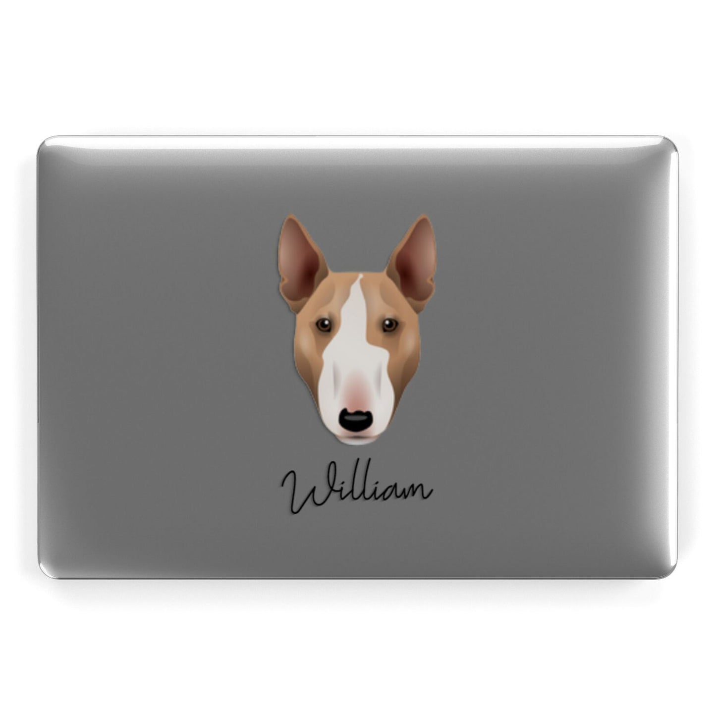 Miniature Bull Terrier Personalised Apple MacBook Case