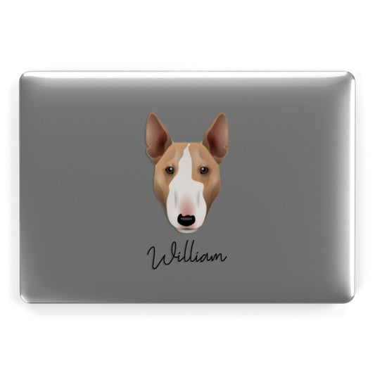 Miniature Bull Terrier Personalised Apple MacBook Case