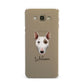 Miniature Bull Terrier Personalised Samsung Galaxy A8 Case