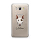 Miniature Bull Terrier Personalised Samsung Galaxy J5 2016 Case
