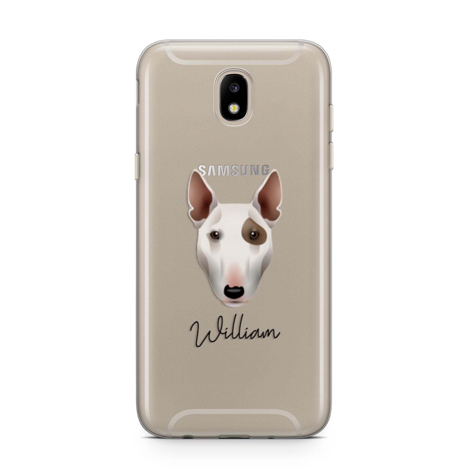 Miniature Bull Terrier Personalised Samsung J5 2017 Case