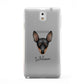 Miniature Pinscher Personalised Samsung Galaxy Note 3 Case
