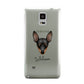 Miniature Pinscher Personalised Samsung Galaxy Note 4 Case