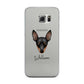 Miniature Pinscher Personalised Samsung Galaxy S6 Edge Case
