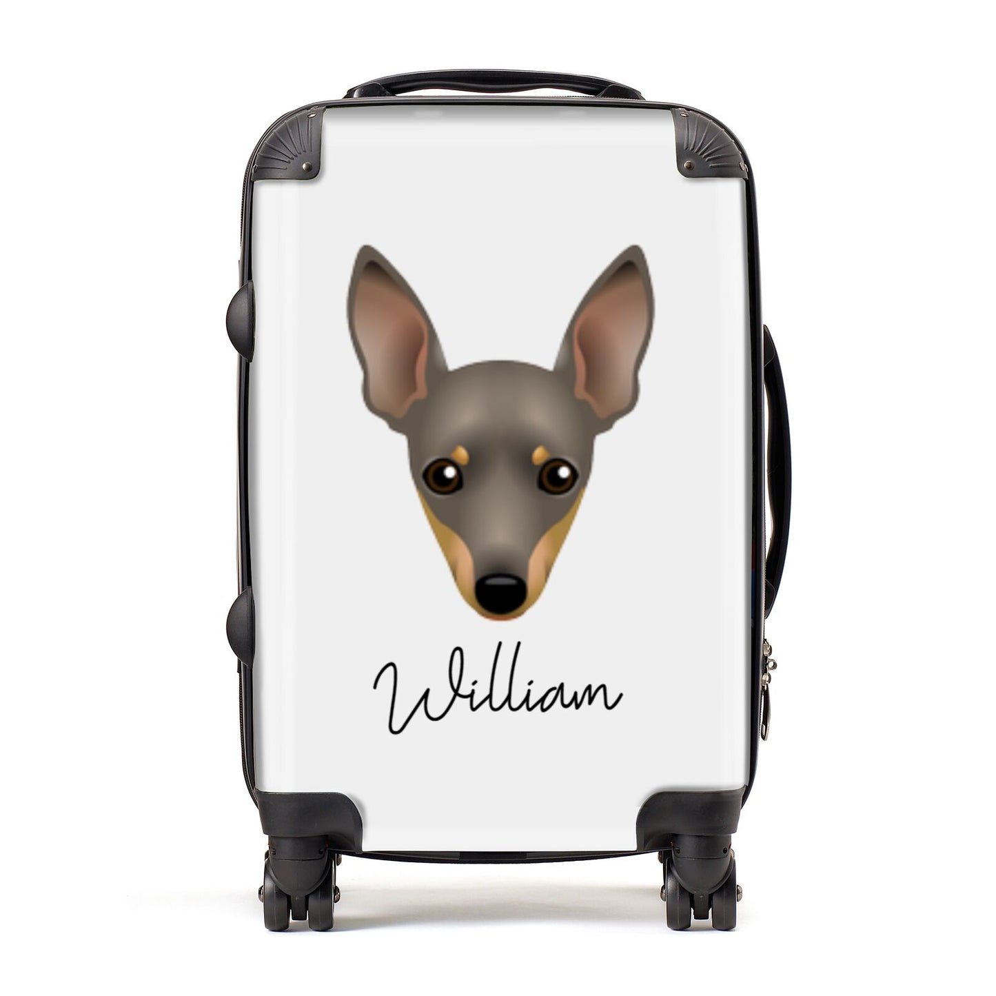 Miniature Pinscher Personalised Suitcase