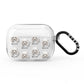 Miniature Poodle Icon with Name AirPods Pro Clear Case