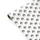 Miniature Poodle Icon with Name Personalised Gift Wrap