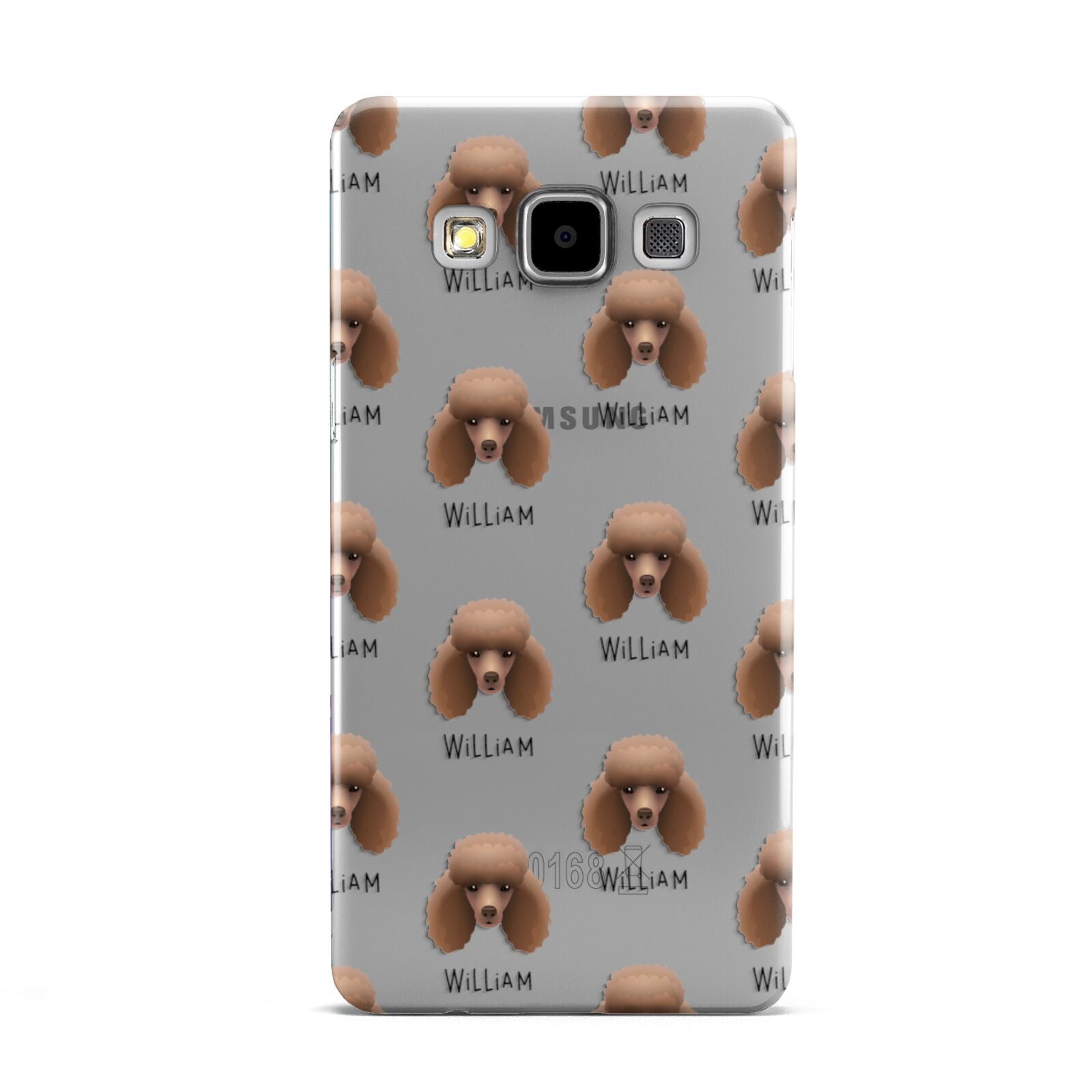 Miniature Poodle Icon with Name Samsung Galaxy A5 Case