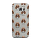 Miniature Poodle Icon with Name Samsung Galaxy S6 Edge Case