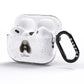 Miniature Poodle Personalised AirPods Pro Glitter Case Side Image