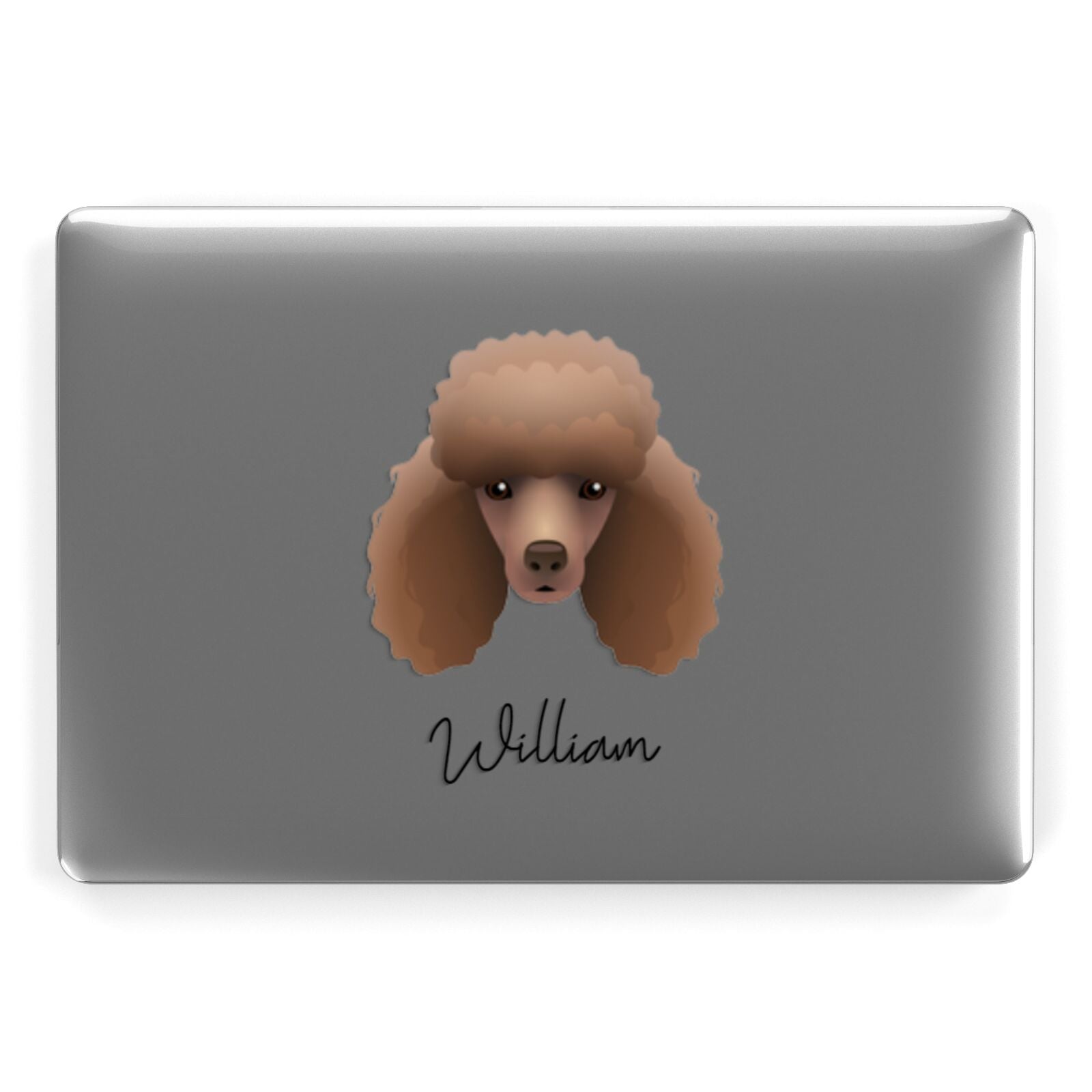Miniature Poodle Personalised Apple MacBook Case