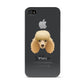 Miniature Poodle Personalised Apple iPhone 4s Case