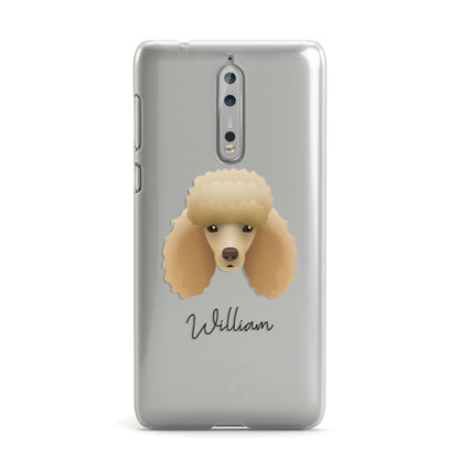 Miniature Poodle Personalised Nokia Case