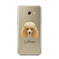 Miniature Poodle Personalised Samsung Galaxy A5 2017 Case on gold phone