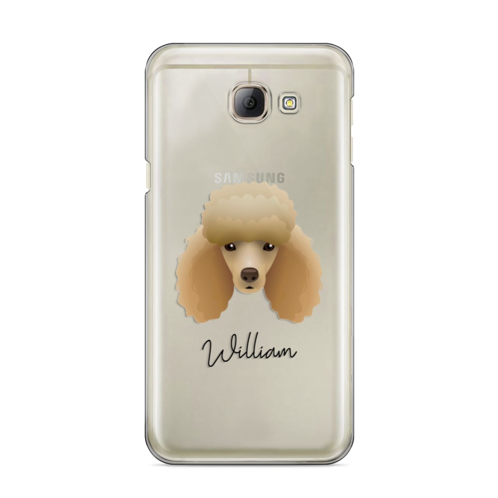Miniature Poodle Personalised Samsung Galaxy A8 2016 Case