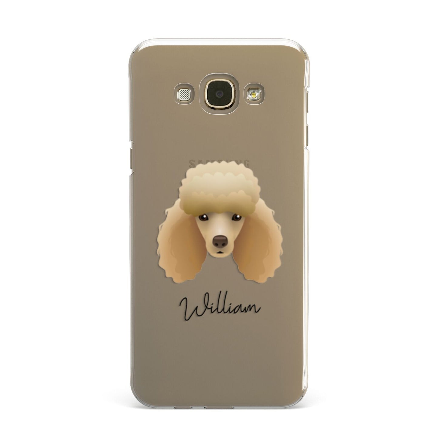 Miniature Poodle Personalised Samsung Galaxy A8 Case
