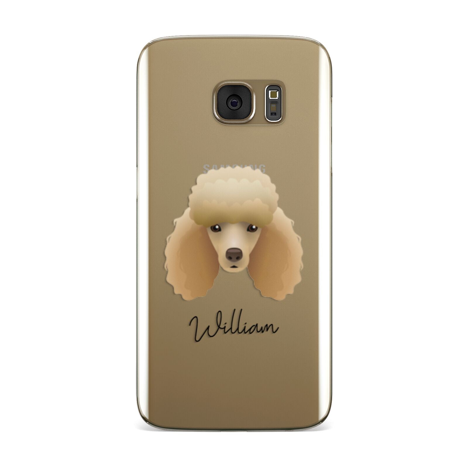 Miniature Poodle Personalised Samsung Galaxy Case