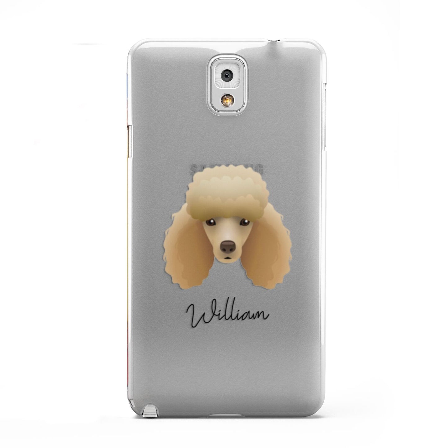 Miniature Poodle Personalised Samsung Galaxy Note 3 Case