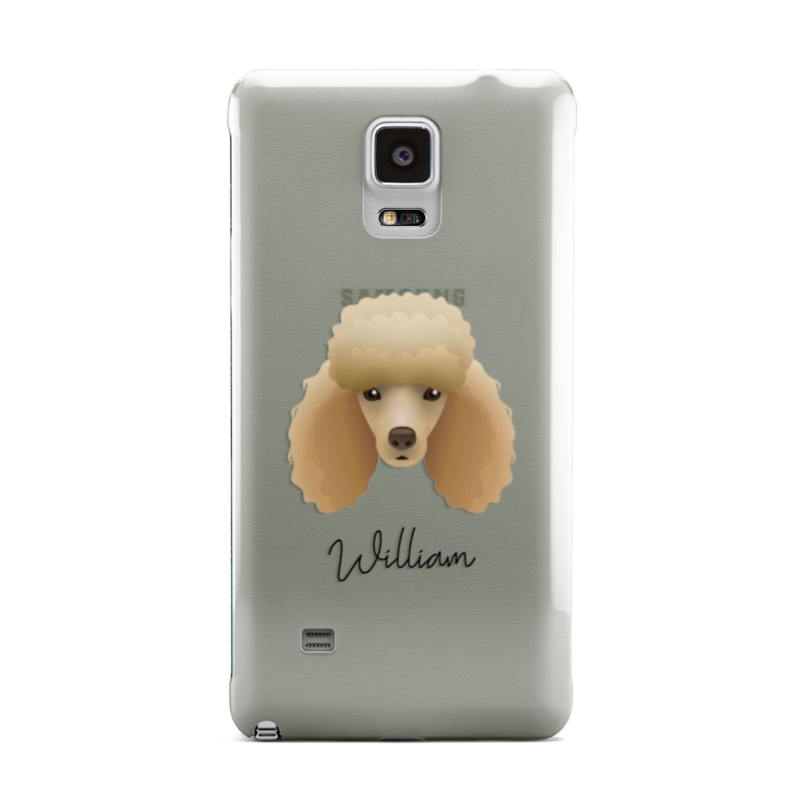 Miniature Poodle Personalised Samsung Galaxy Note 4 Case