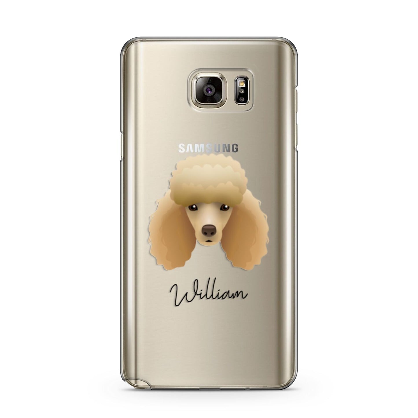Miniature Poodle Personalised Samsung Galaxy Note 5 Case