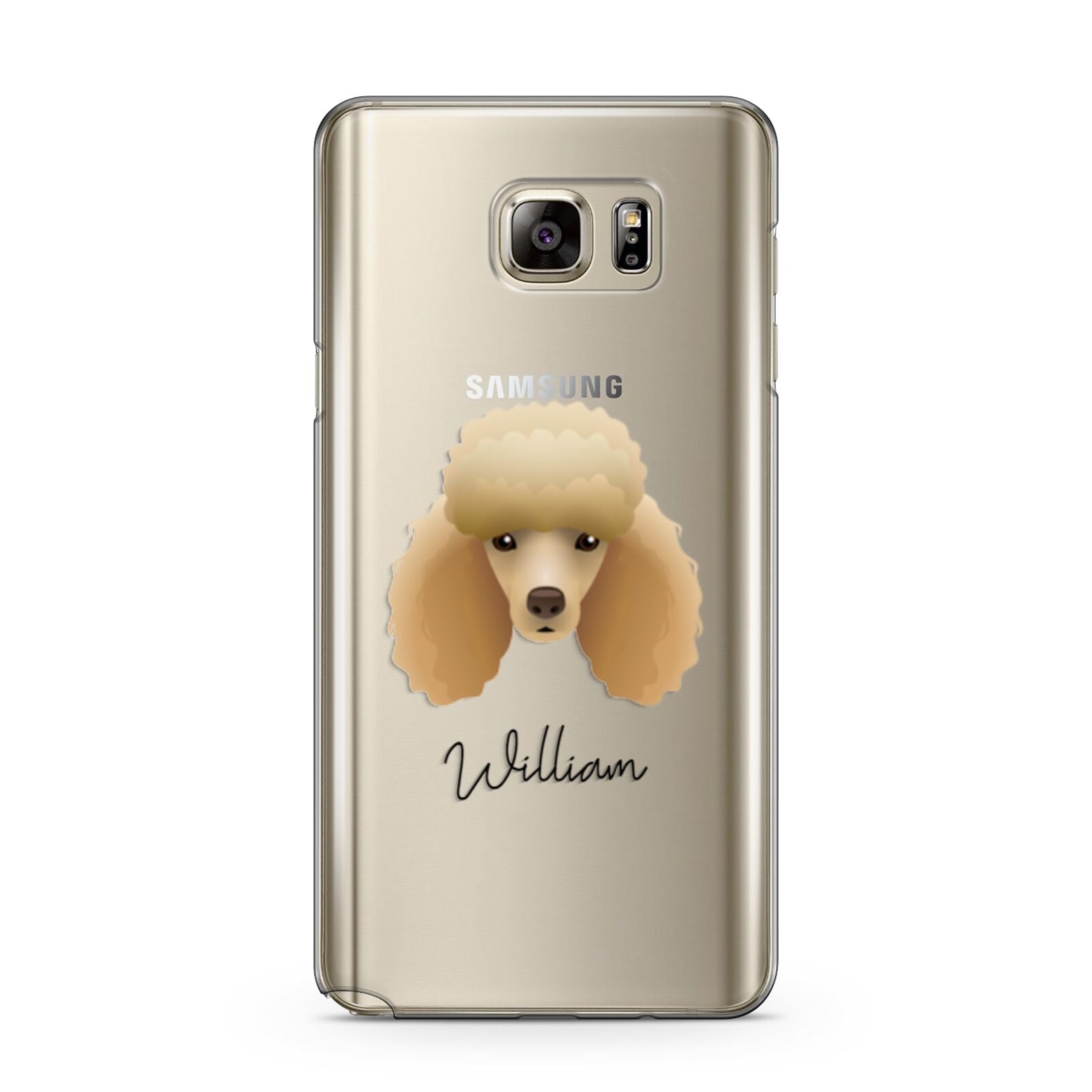 Miniature Poodle Personalised Samsung Galaxy Note 5 Case