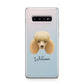 Miniature Poodle Personalised Samsung Galaxy S10 Plus Case