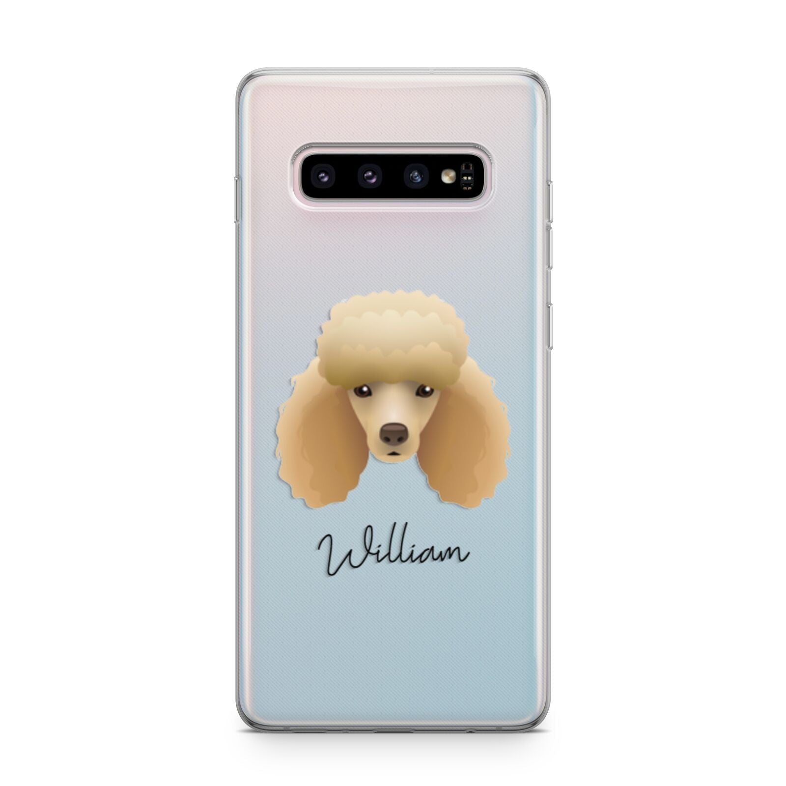 Miniature Poodle Personalised Samsung Galaxy S10 Plus Case