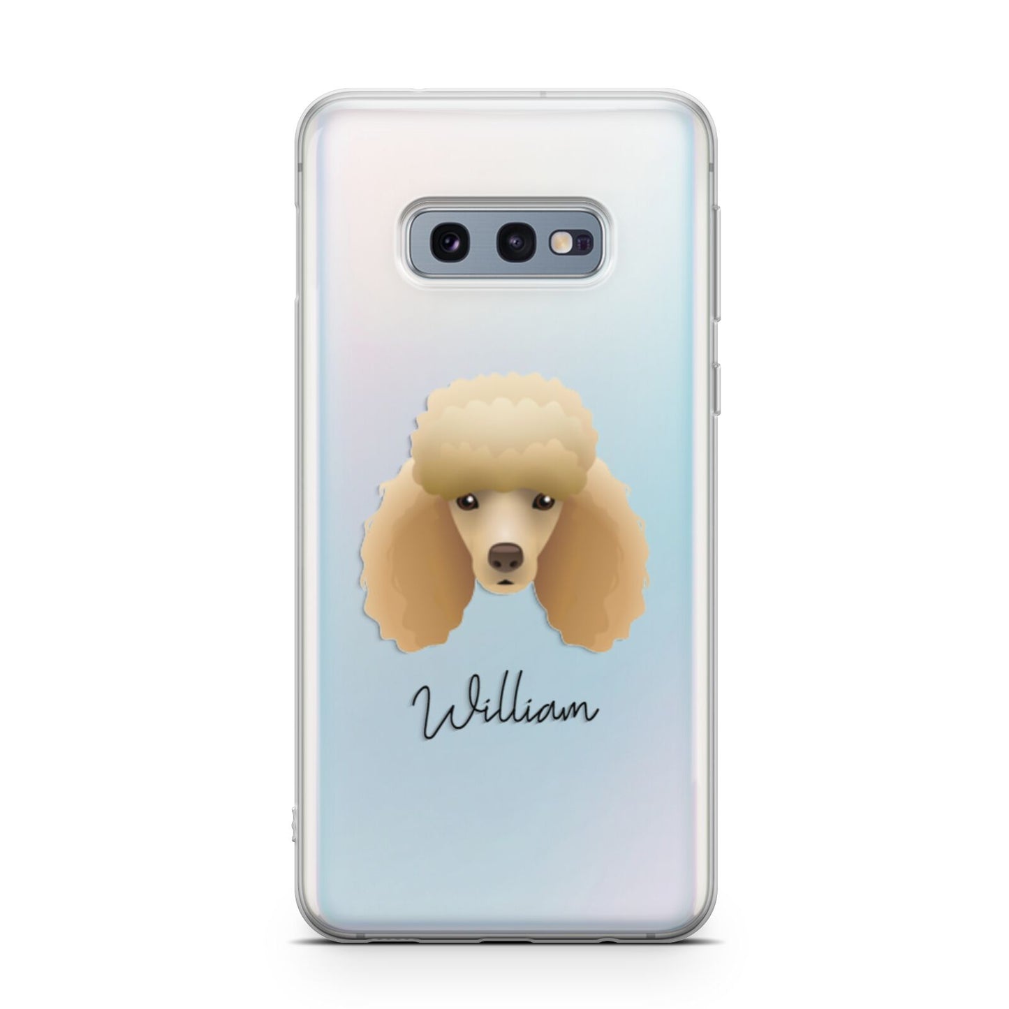 Miniature Poodle Personalised Samsung Galaxy S10E Case