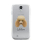 Miniature Poodle Personalised Samsung Galaxy S4 Case
