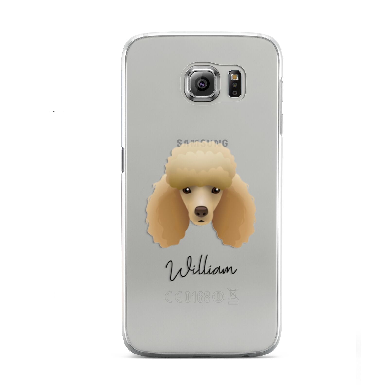 Miniature Poodle Personalised Samsung Galaxy S6 Case