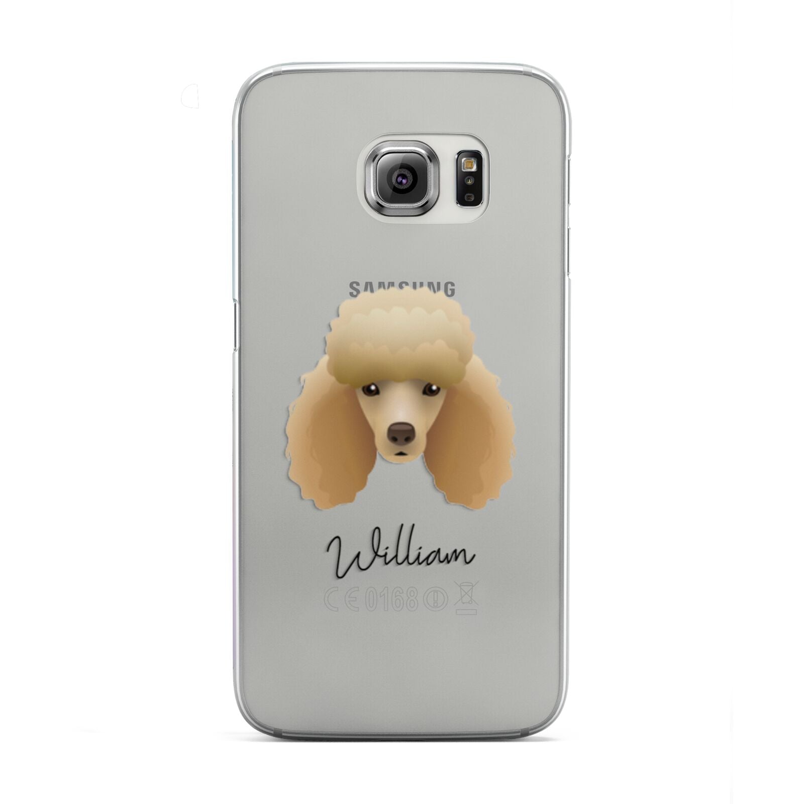 Miniature Poodle Personalised Samsung Galaxy S6 Edge Case
