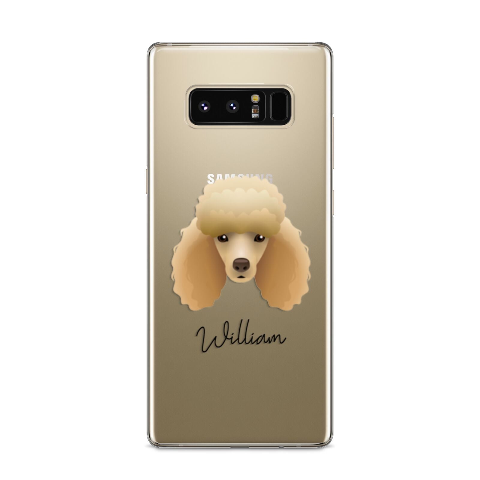 Miniature Poodle Personalised Samsung Galaxy S8 Case