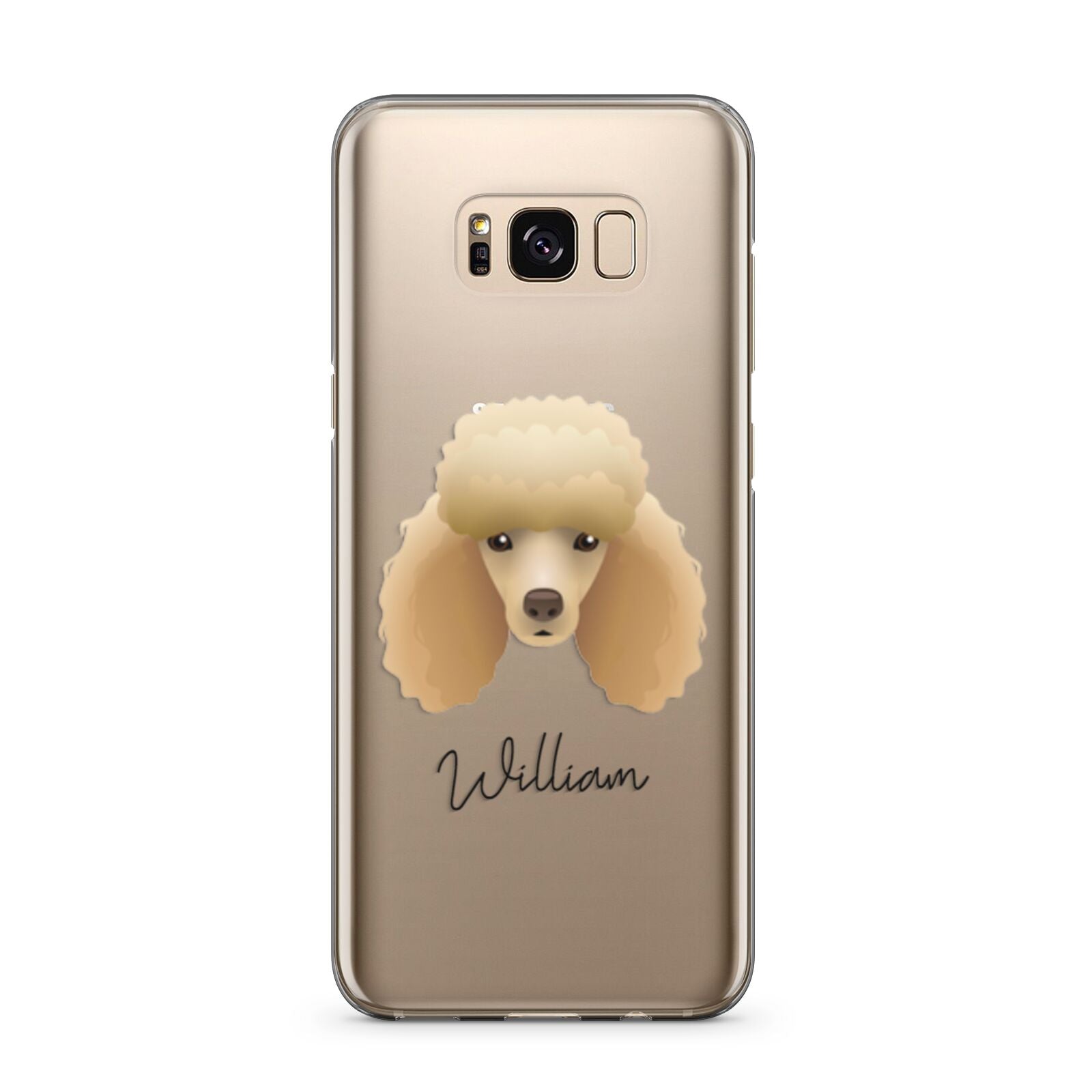 Miniature Poodle Personalised Samsung Galaxy S8 Plus Case