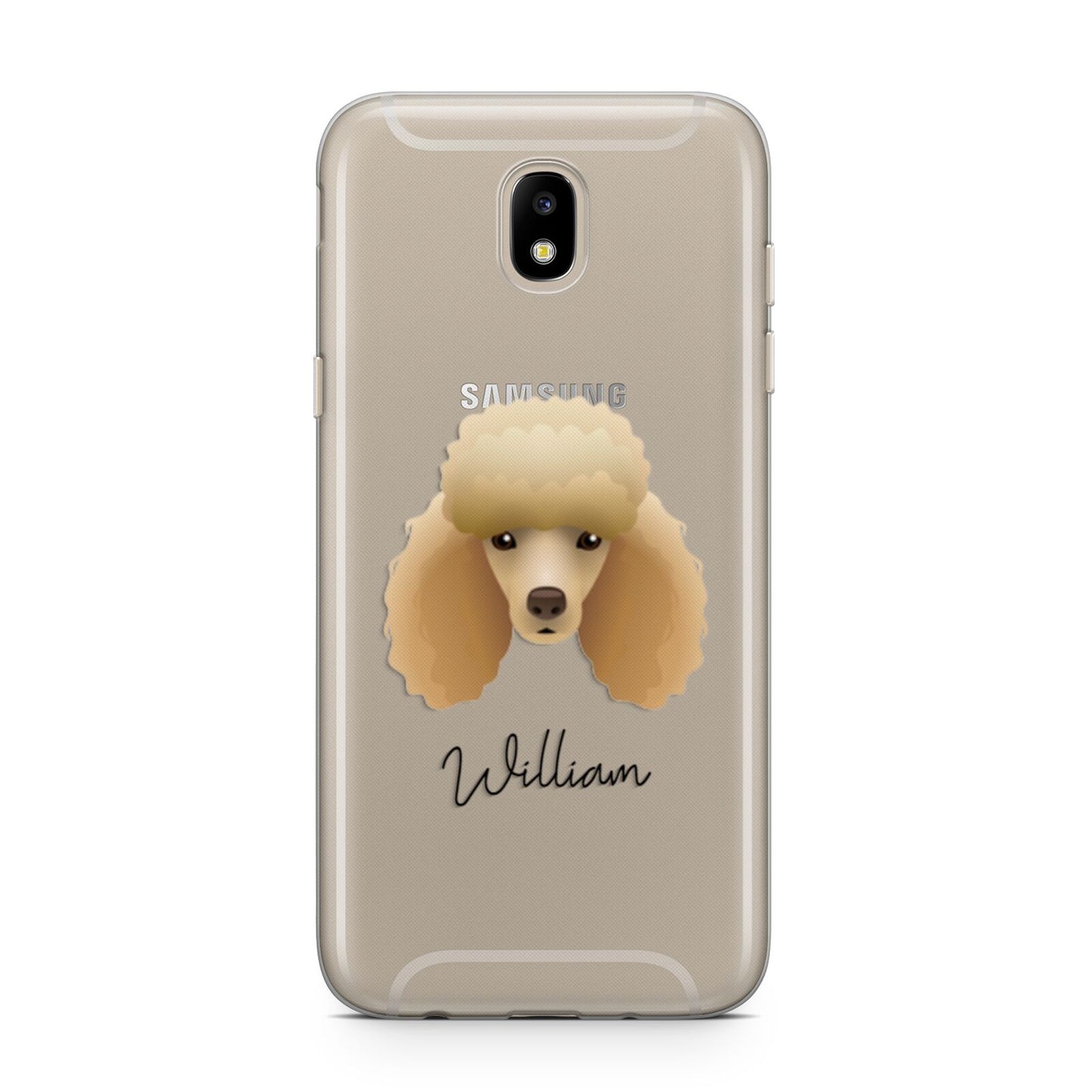 Miniature Poodle Personalised Samsung J5 2017 Case