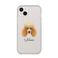 Miniature Poodle Personalised iPhone 14 Plus Clear Tough Case Starlight