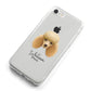 Miniature Poodle Personalised iPhone 8 Bumper Case on Silver iPhone Alternative Image