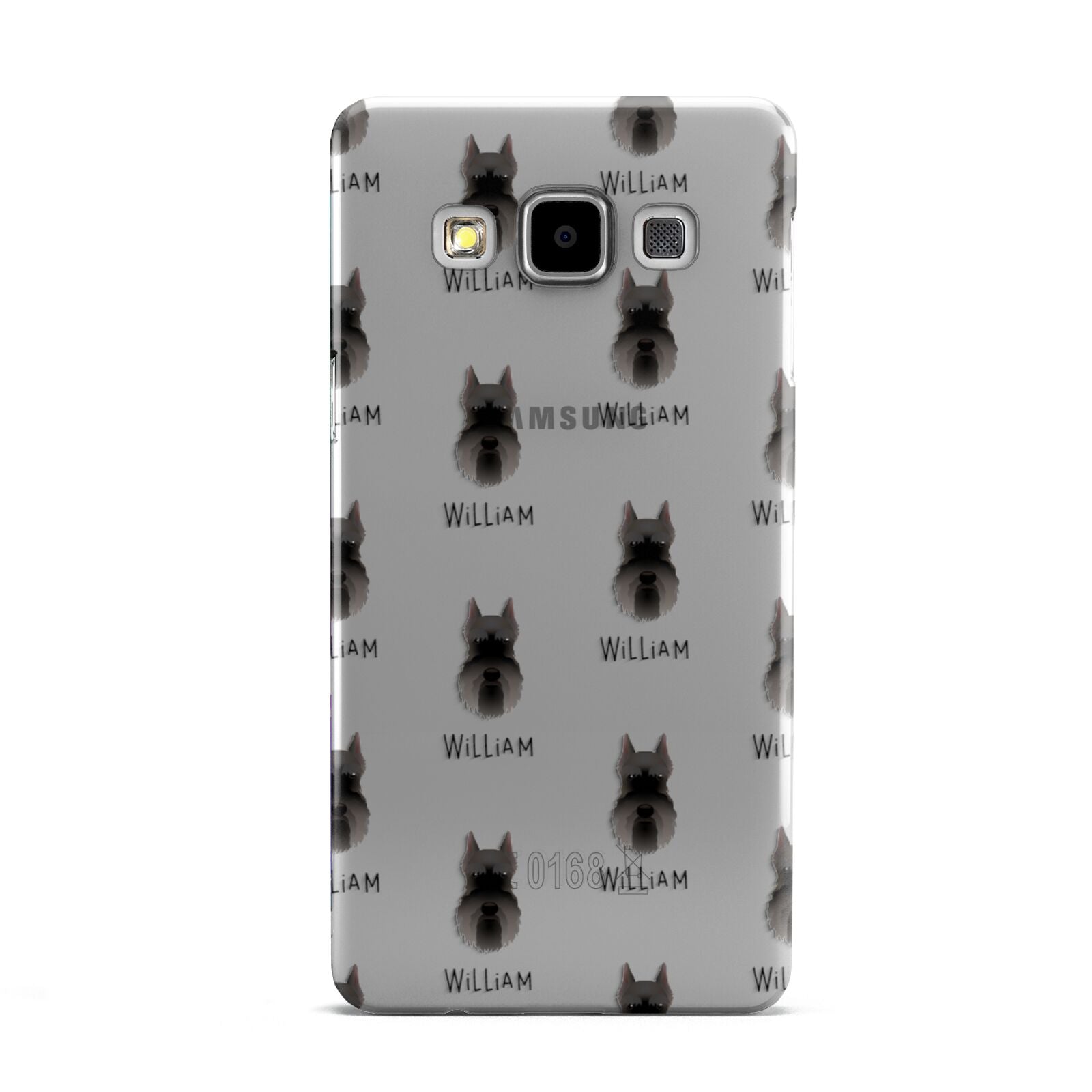 Miniature Schnauzer Icon with Name Samsung Galaxy A5 Case