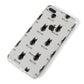 Miniature Schnauzer Icon with Name iPhone 8 Plus Bumper Case on Silver iPhone Alternative Image