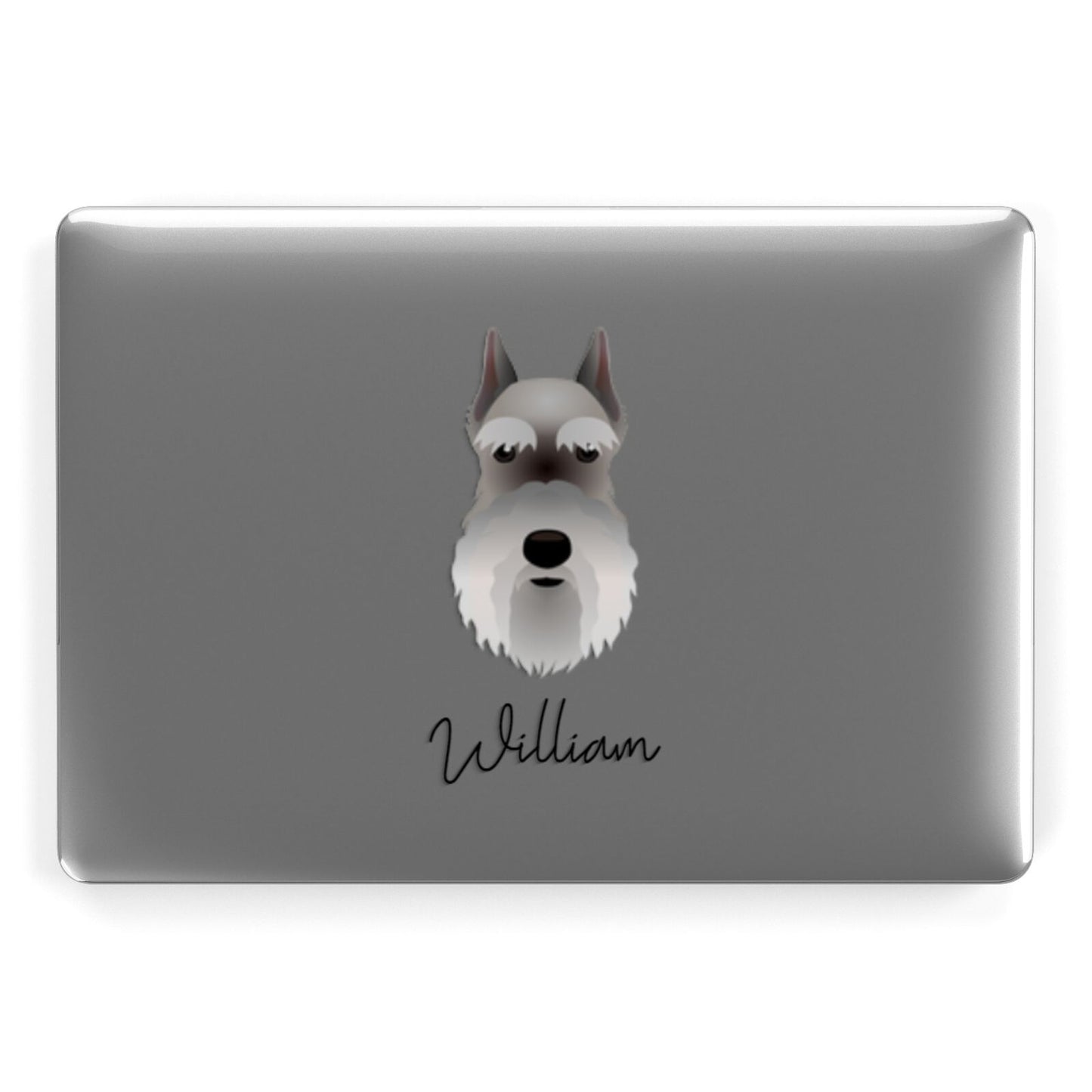 Miniature Schnauzer Personalised Apple MacBook Case
