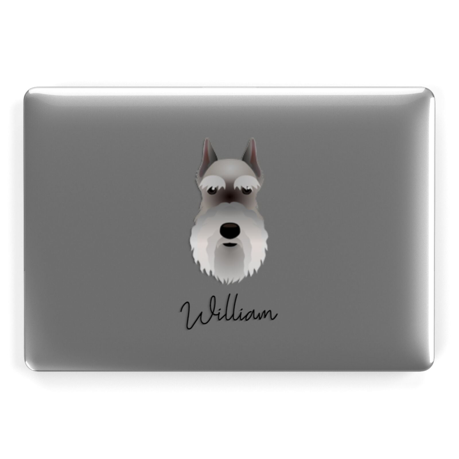 Miniature Schnauzer Personalised Apple MacBook Case