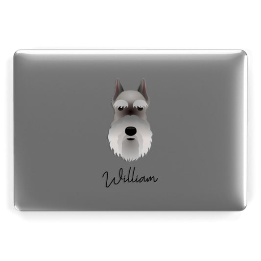 Miniature Schnauzer Personalised Apple MacBook Case