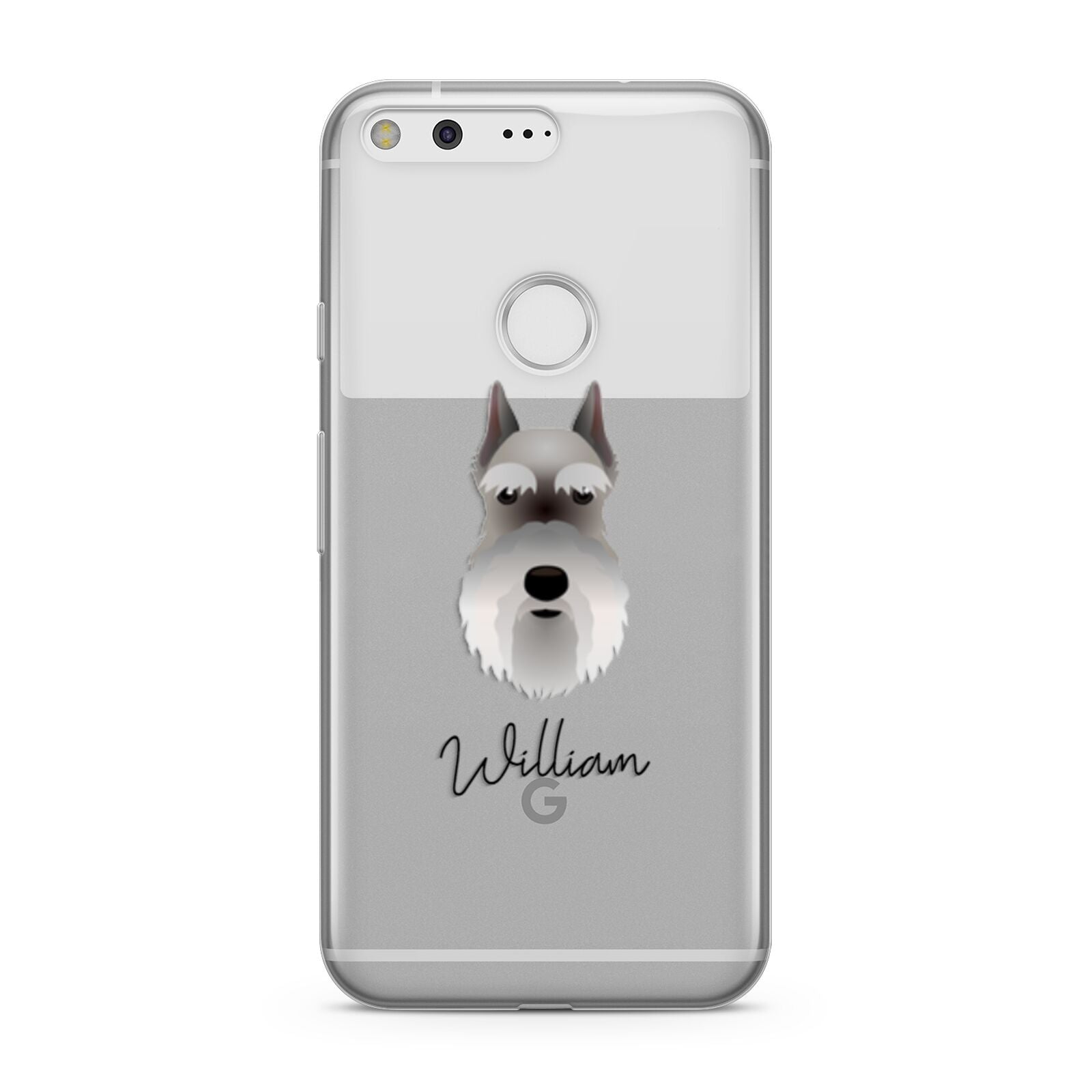 Miniature Schnauzer Personalised Google Pixel Case