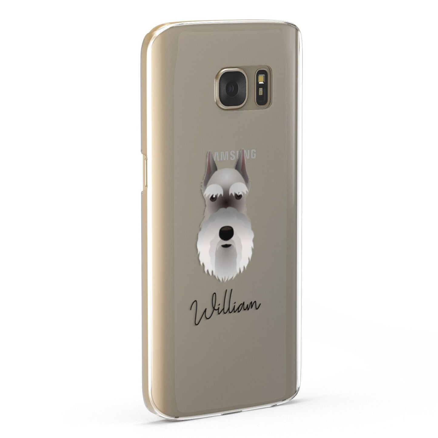 Miniature Schnauzer Personalised Samsung Galaxy Case Fourty Five Degrees