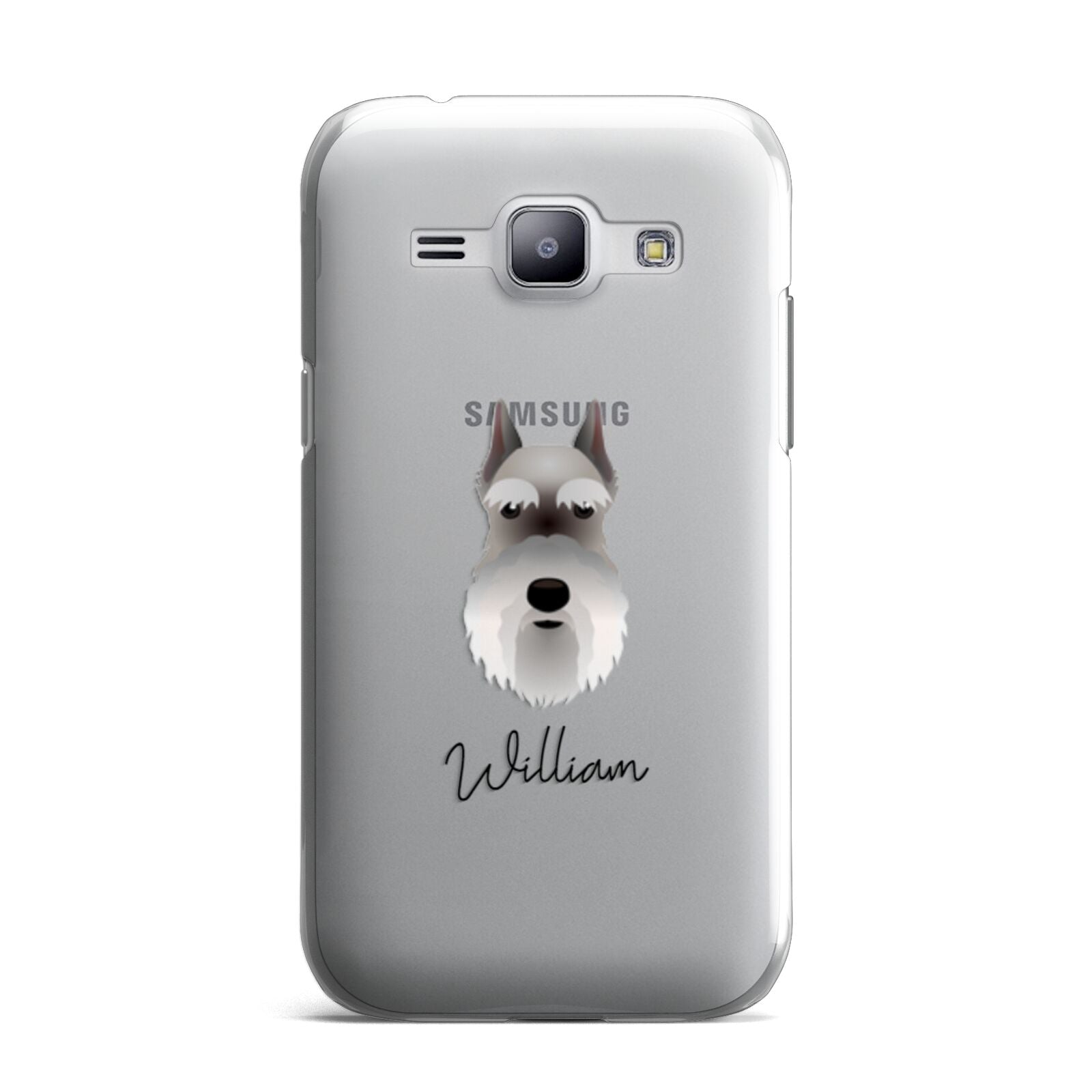 Miniature Schnauzer Personalised Samsung Galaxy J1 2015 Case
