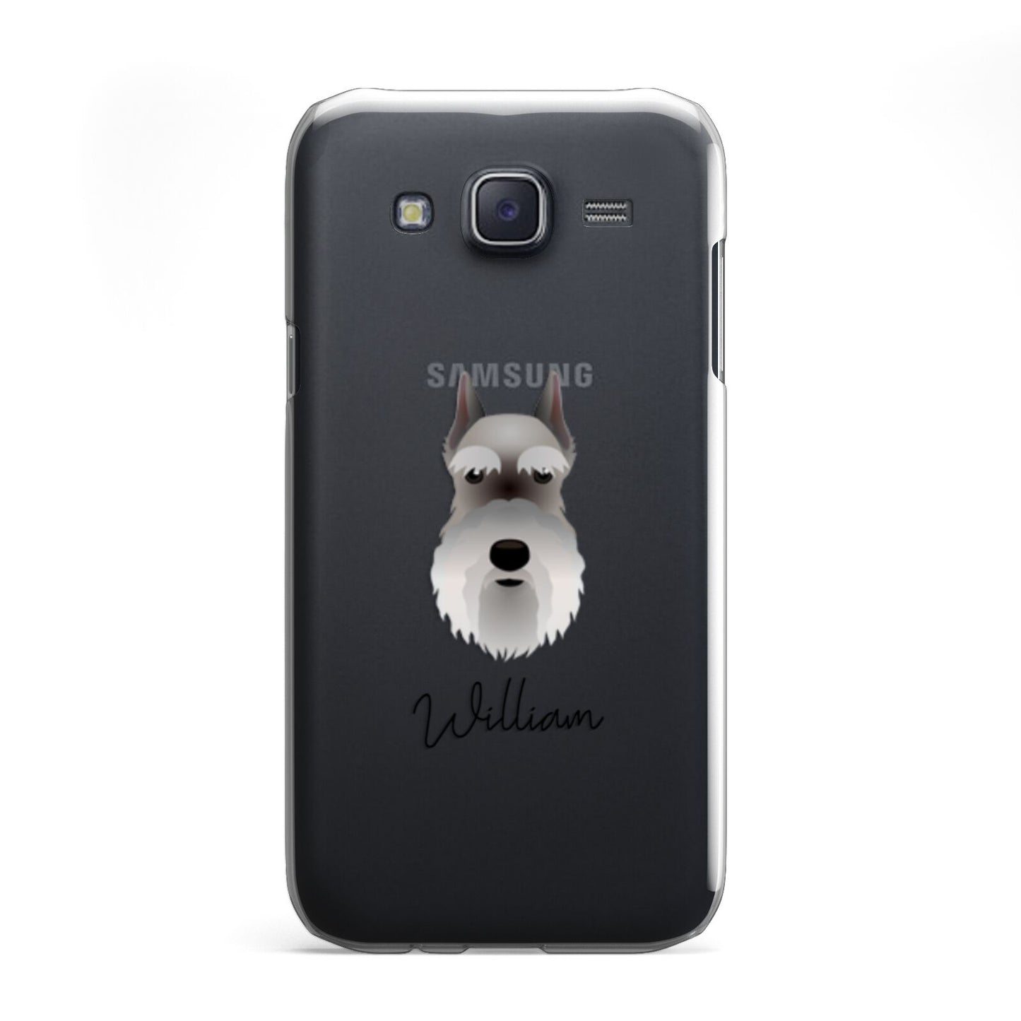 Miniature Schnauzer Personalised Samsung Galaxy J5 Case